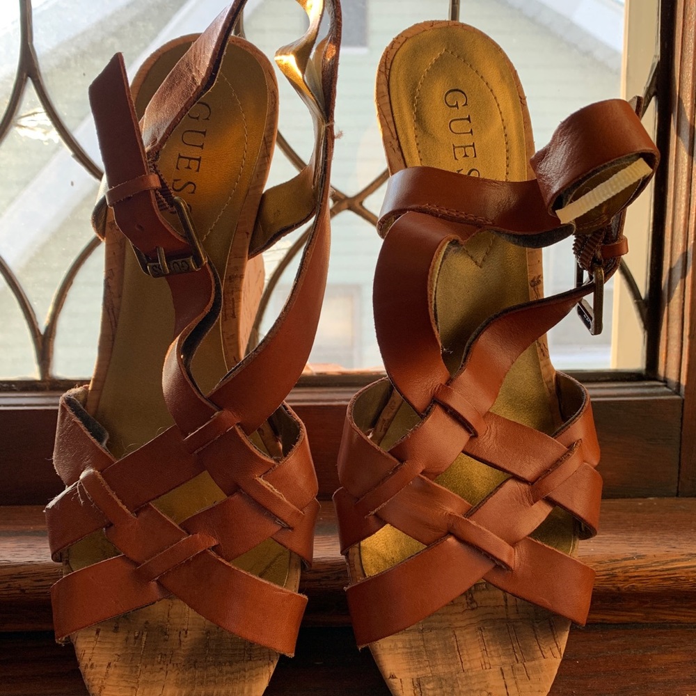 Guess Espadrille Sandals, Size 6